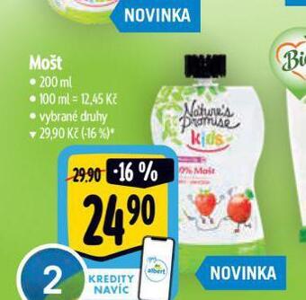 Albert Mošt nabídka