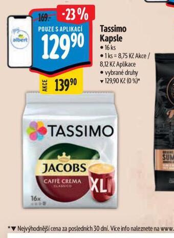 Albert Tassimo kapsle nabídka
