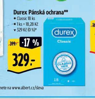 Albert Durex pánská ochrana nabídka
