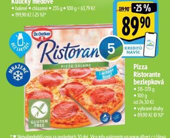 Albert Pizza ristorante bezlepková nabídka