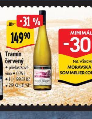 Albert Tramín červený nabídka