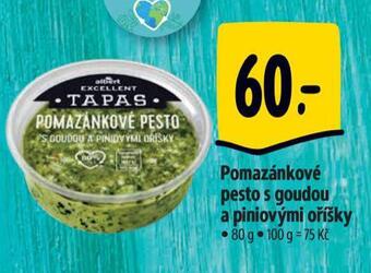 Albert Pomazánkové pesto s goudou a piniovými oříšky nabídka