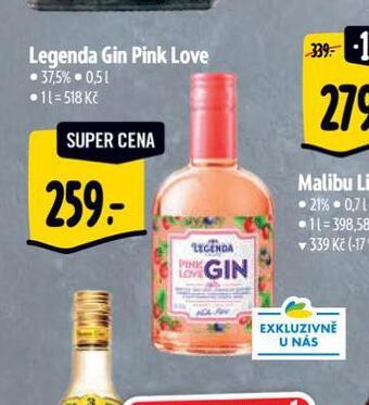 Albert Legenda gin pink love nabídka