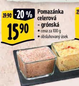 Albert Pomazánka celerová - grónská nabídka