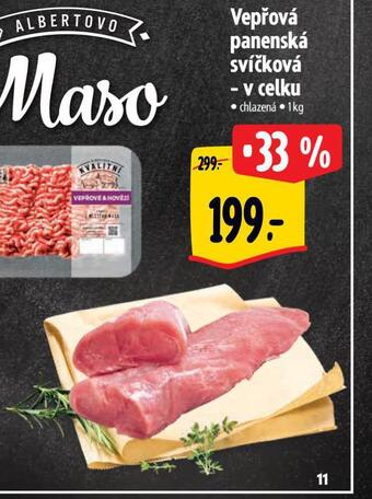 Albert Vepřová panenská svíčková nabídka