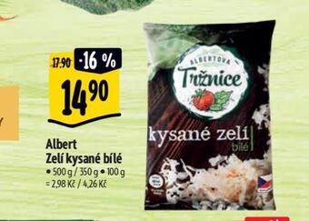 Albert Albert zelí kysané bílé nabídka