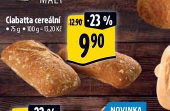 Albert Ciabatta cereální nabídka