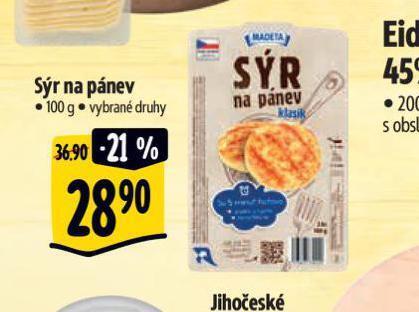 Albert Sýr na pánev nabídka