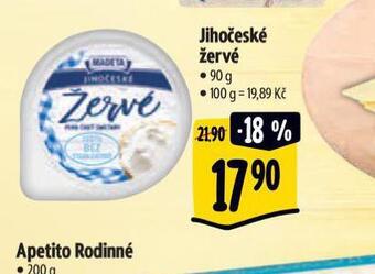 Albert Jihočeské žervé nabídka