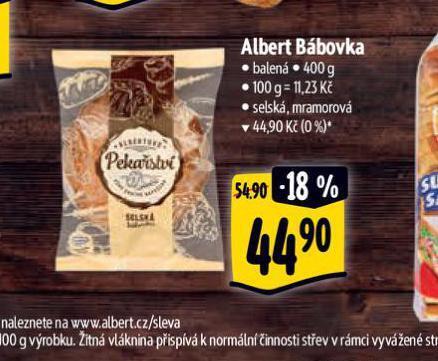 Albert Albert bábovka nabídka