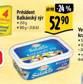 Albert Président balkánský sýr nabídka