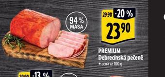 Albert Premium debrecínská pečeně nabídka