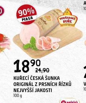Terno Kuřecí česká šunka nabídka