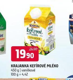 Terno Krajanka kefírové mléko nabídka