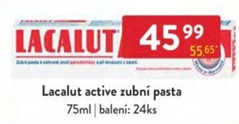 Qanto Lacalut active zubní pasta 75ml nabídka