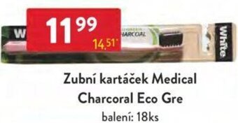 Qanto Zubní kartáček Medical Charcoral Eco Gre nabídka
