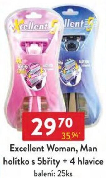 Qanto Excellent Woman, Man holítko s 5břity + 4 hlavice nabídka