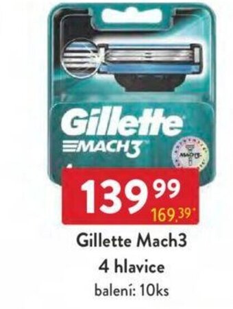 Qanto Gillette Mach3 4 hlavice nabídka