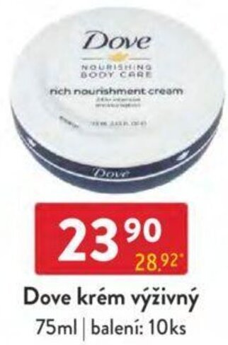 Qanto Dove krém výživný nabídka