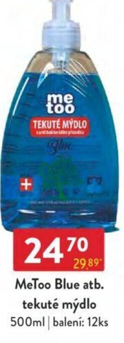 Qanto MeToo Blue atb. tekuté mýdlo nabídka