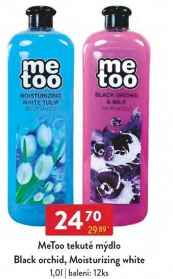 Qanto MeToo tekuté mýdlo Black orchid, Moisturizing white nabídka