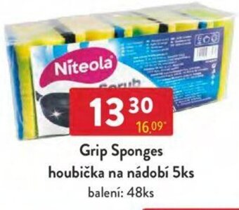 Qanto Grip Sponges houbička na nádobí 5ks nabídka