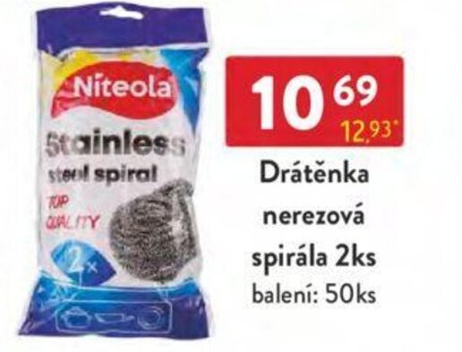 Qanto Drátěnka nerezová spirála 2ks nabídka