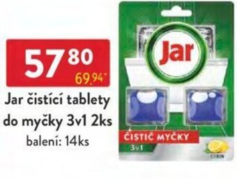 Qanto Jar čistící tablety do myčky 3v1 2ks nabídka