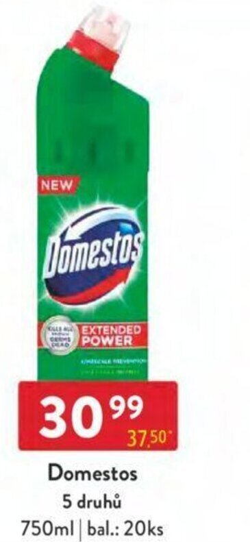 Qanto Domestos 5 druhů 750ml nabídka