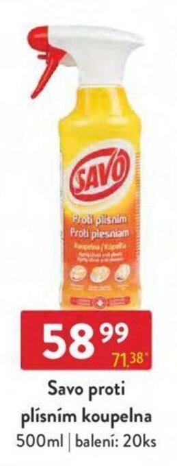 Qanto Savo proti plísním koupelna 500ml nabídka