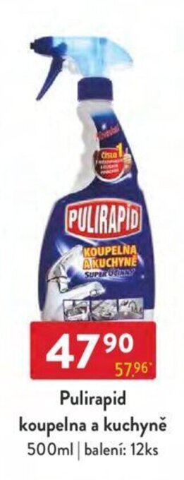 Qanto Pulirapid koupelna a kuchyně 500ml nabídka