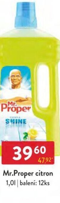 Qanto Mr.Proper citron 1,0L nabídka
