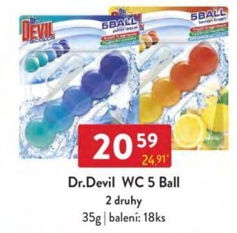 Qanto Dr.Devil WC 5 Ball 2 druhy nabídka