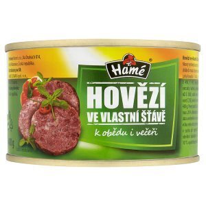 Makro Hamé hovězí ve vlastní šťávě 400g nabídka