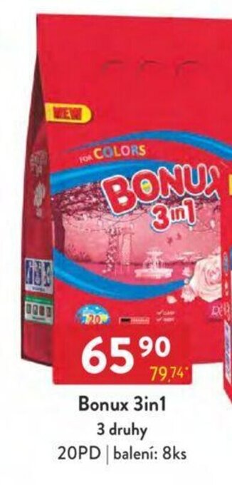 Qanto Bonux 3in1 3 druhy nabídka
