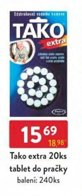 Qanto Tako extra 20ks tablet do pračky nabídka
