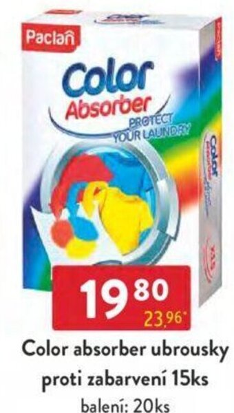 Qanto Color absorber ubrousky proti zabarvení 15ks nabídka