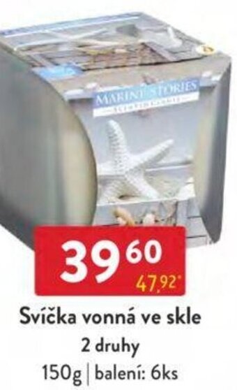 Qanto Svíčka vonná ve skle 2 druhy 150g nabídka