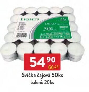 Qanto Svíčka čajová 50ks nabídka