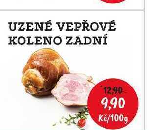 RABBIT řeznictví Uzené vepřové koleno zadní 100g nabídka