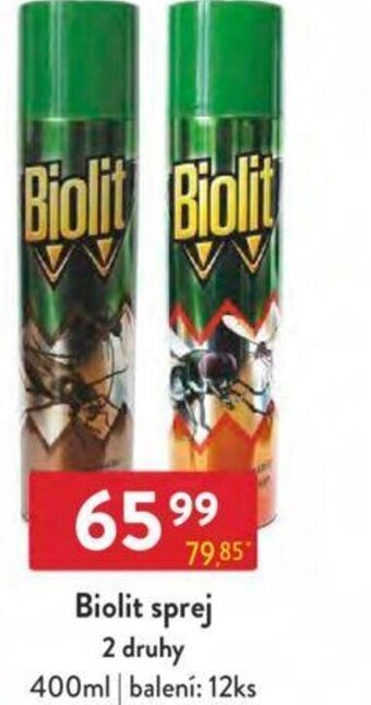 Qanto Biolit sprej 2 druhy 400ml nabídka