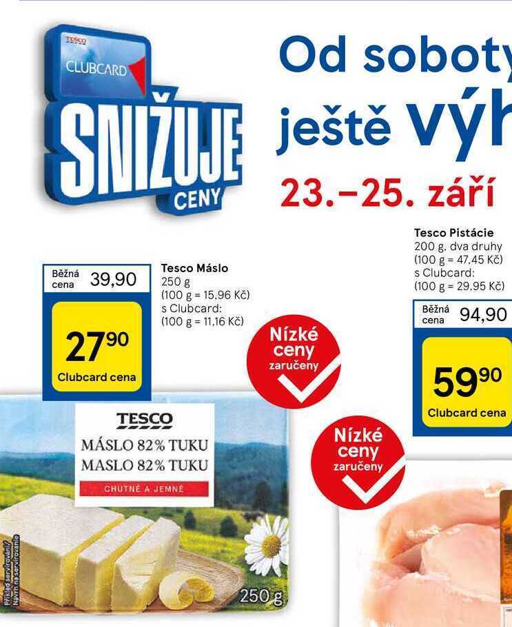 Tesco Tesco máslo 250 g nabídka