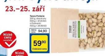 Tesco Tesco pistácie 200 g nabídka
