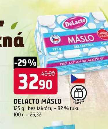 Terno Delacto máslo 125 g nabídka