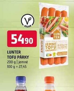 Terno Lunter tofu párky 200 g nabídka