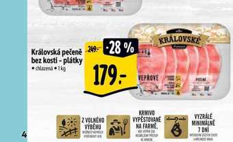 Albert Královská pečeně bez kosti - plátky 1 kg nabídka
