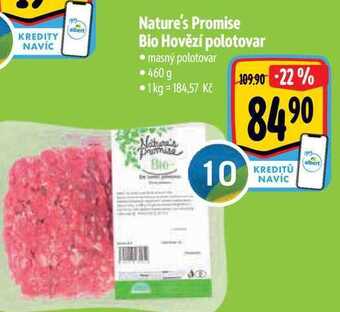 Albert Nature's promise bio hovězí polotovar 460 g nabídka