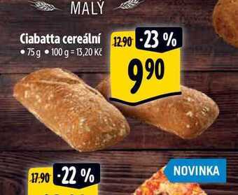 Albert Ciabatta cereální 75 g nabídka