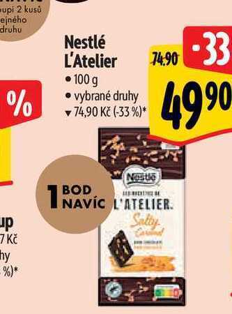 Albert Nestlé l'atelier • 100 g nabídka