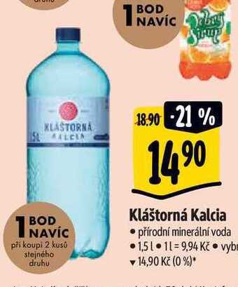 Albert Kláštorná kalcia 1,5 l nabídka